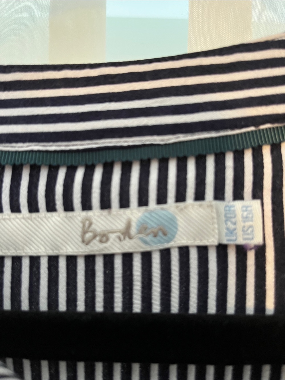 Boden Navy and White Striped tunic dress - Picture 2 of 10
